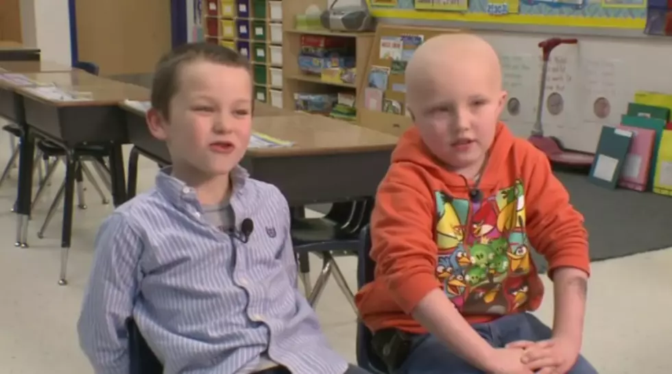 First Grader Shaves His Head And Raises Money For Friend With Cancer [VIDEO]