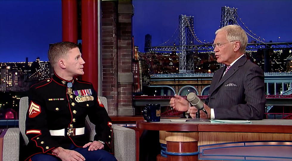 Medal of Honor Recipient Corporal Kyle Carpenter Sits Down with David Letterman [Video]