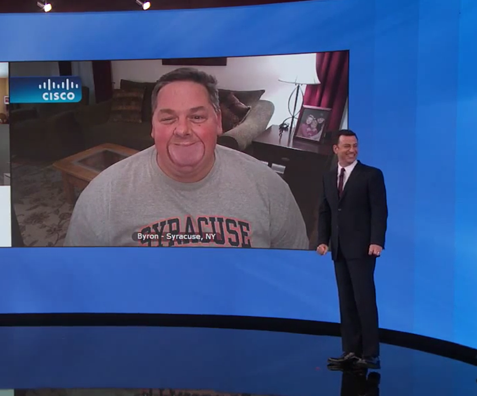 Syracuse Family Shows Off Their Widest Tongues on Jimmy Kimmel [VIDEO]