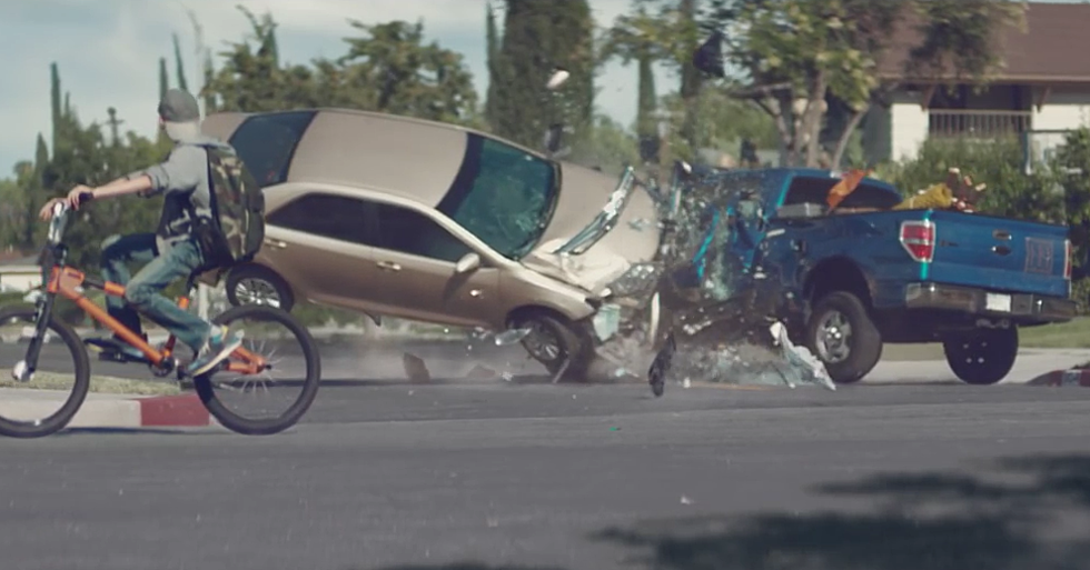 AT&#038;T &#8216;It Can Wait&#8217; Campaign Features Dramatic Car Crash in Reverse [VIDEO]