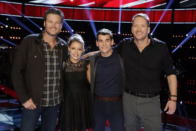 Blake Shelton Gives His Team New Guitars Before &#8216;The Voice&#8217;  Top 10 &#8211; Recap [VIDEOS]