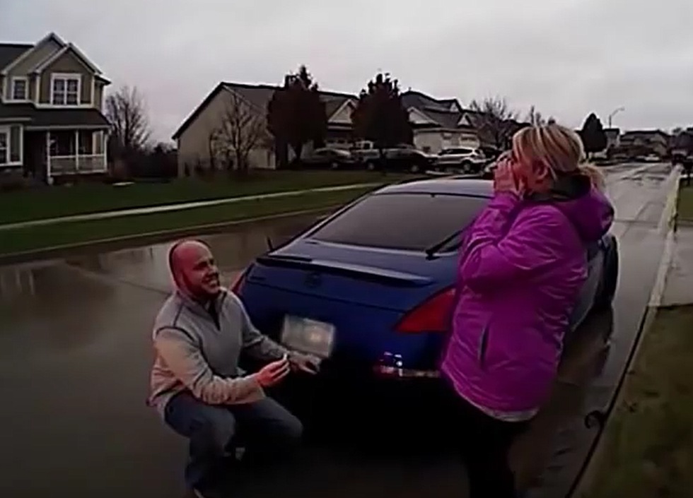 Woman Goes From Thinking Her Boyfriend Is Going to Jail to Being Engaged in Surprise Proposal [VIDEO]
