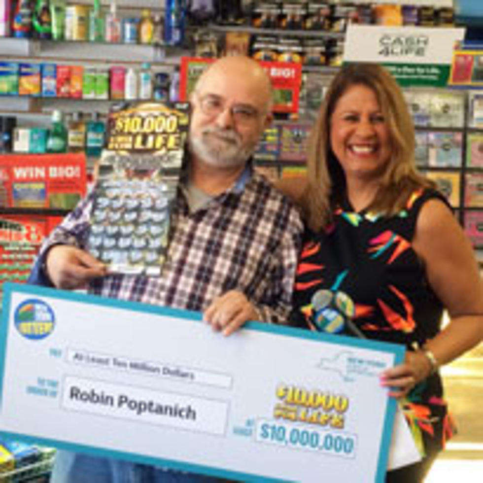 New York Man Wins 10 Grand a Week for Life