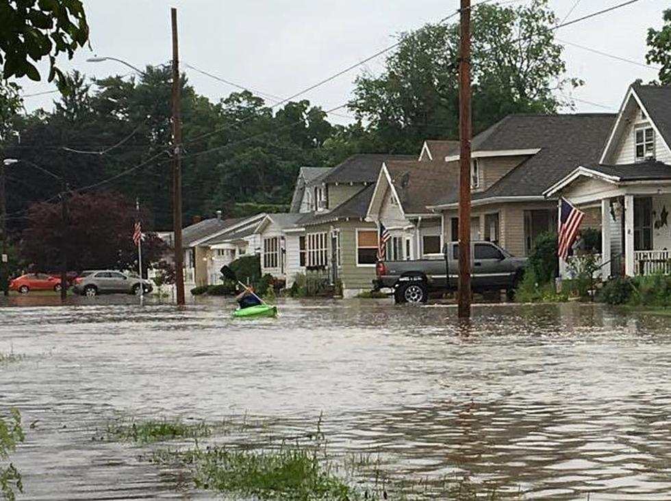 Kayaking Thru Flooded Streets