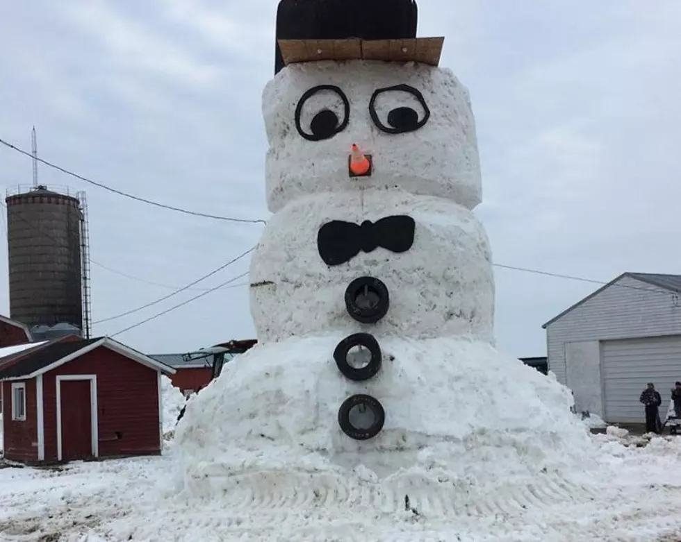 Have You Seen the 30 Foot Snowman in Upstate New York