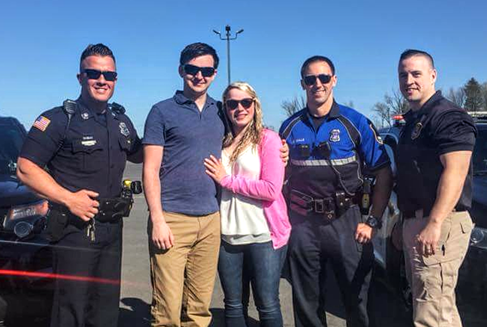 Rome Police Pull Over Couple to Pull Off Surprise Proposal