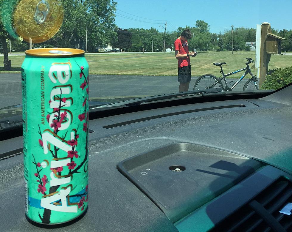 Teen Bikes to Buy Officer On Patrol During Heat Wave a Cold Drink