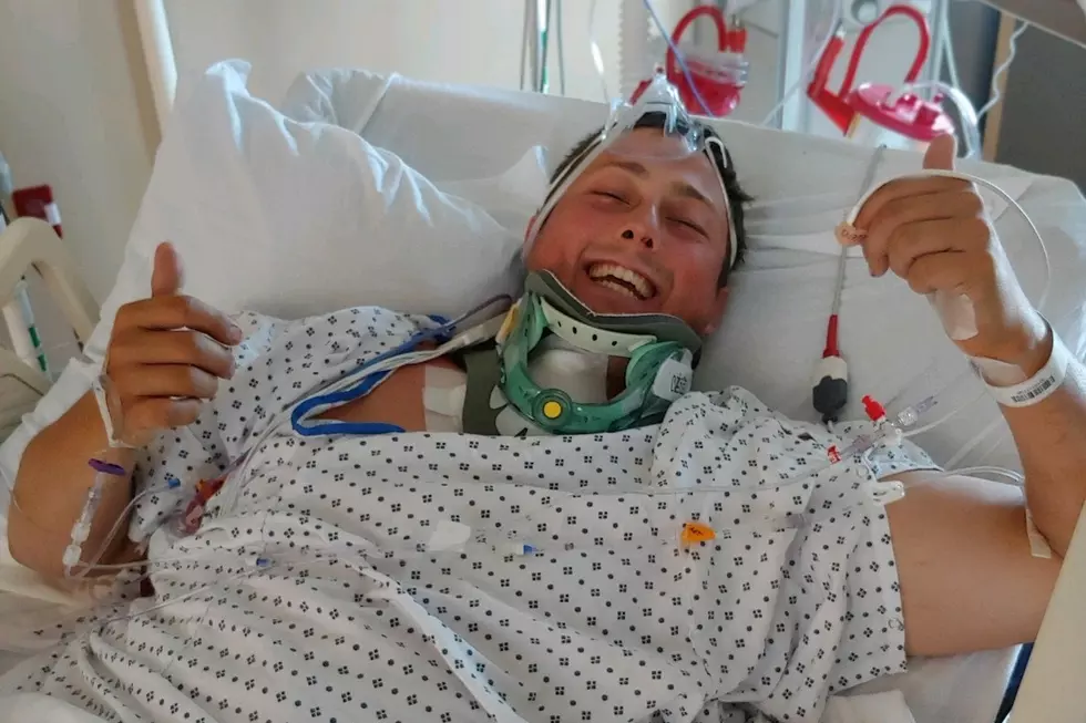 Paralyzed Rome Man Vows to Walk Again 