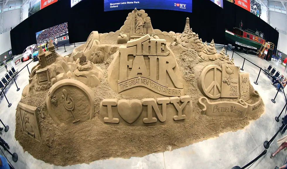 You Pick the NYS Fair Sand Sculpture
