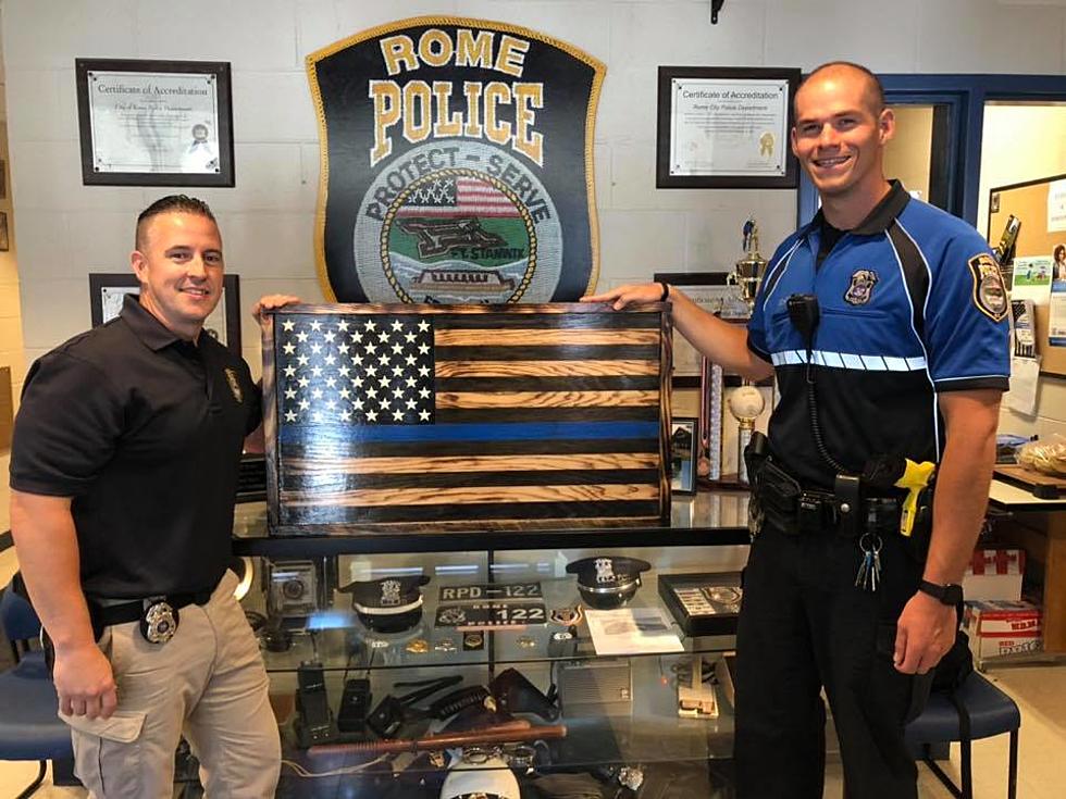 Man Crafts Amazing Gift for Rome Police Department