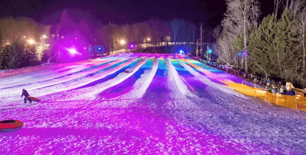 COVID Can’t Stop Night Tubing With Colored Lights and Music This Winter