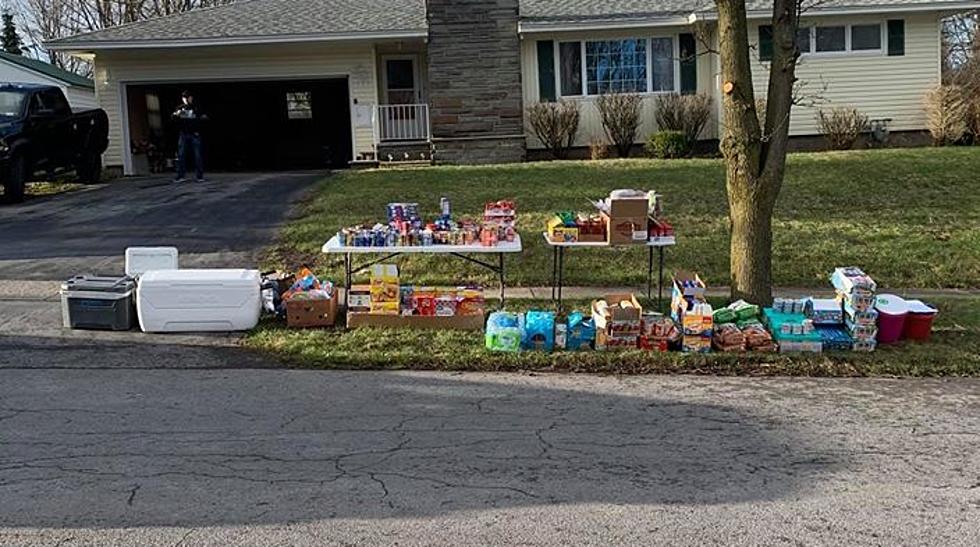 Upstate New Yorker Turns Front Lawn into Food Drive