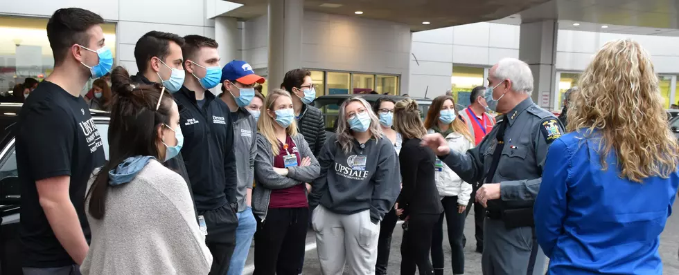 Community Sends Off Upstate Nurses Heading to Long Island to Treat Coronavirus Patients