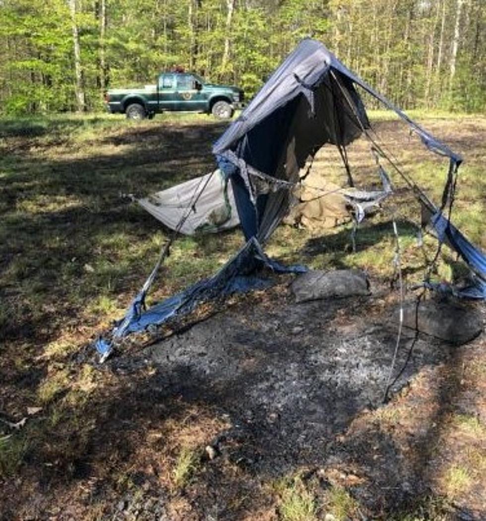 Unattended Fire Destroys Campers’ Gear and Two Acres of Forest