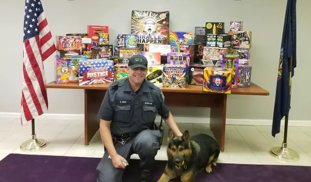 Trooper and K9 Find Thousands of Dollars in Illegal Fireworks on I-81