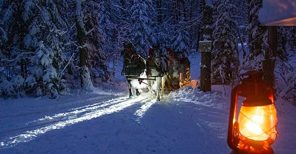 Take Magical Trip on Only Lantern Lit Sleigh Ride Thru Snowy Adirondack Mountains