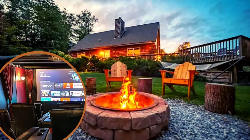 Cabin in the Catskills Comes with Movie Theater & Spa