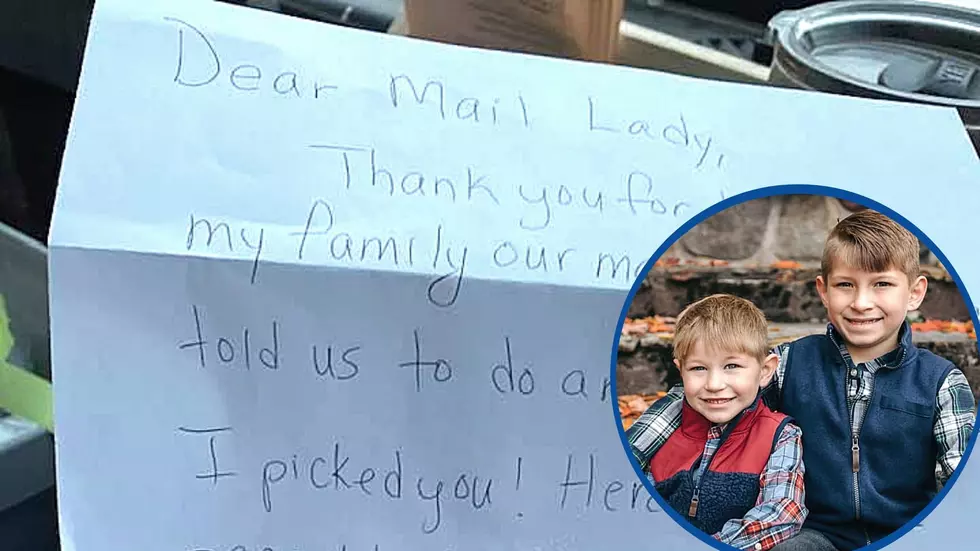 Two Syracuse Boys Thank Their Mail Carrier With Sweet Letter and Cookies