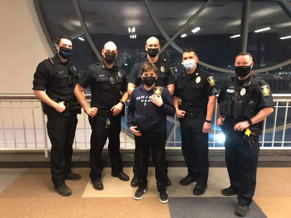 Young Aspiring Officer From Jordan Connects With Syracuse PD