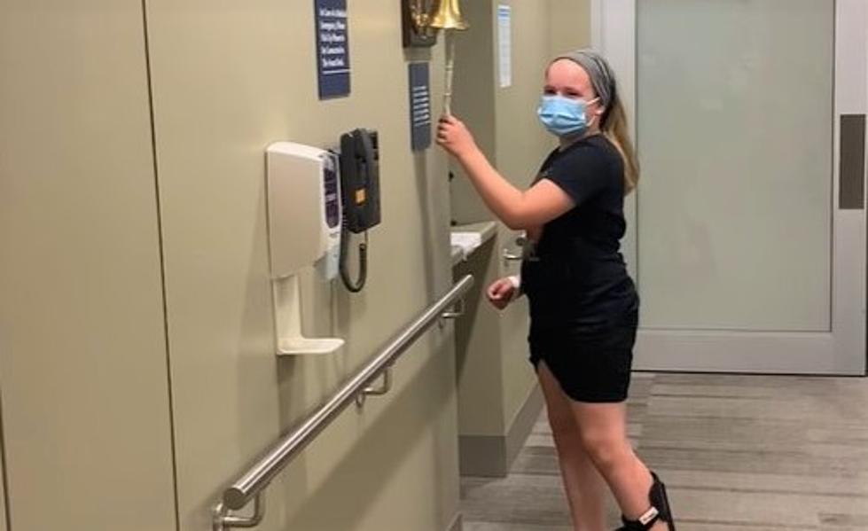 Taberg Girl Tearfully Rings Bell After Surviving Second Rare Brain Tumor