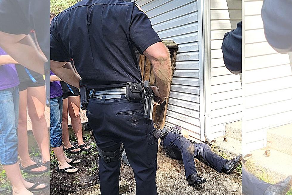 NY Police Make National News For Saving Dog Trapped Under House