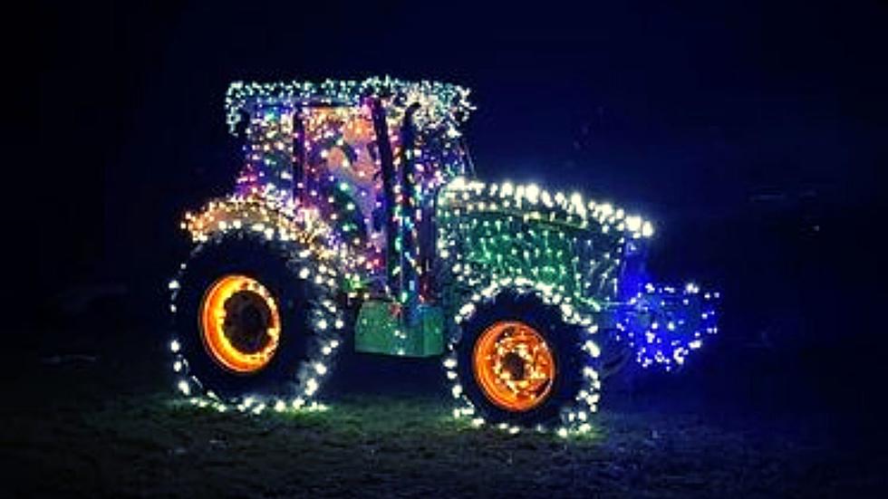 CNY Teen Uses Christmas Lights to Salute Farmers For the Holidays