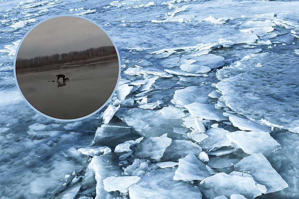 Police Officer Heroically Saves Dog That Fell Through Ice In NY