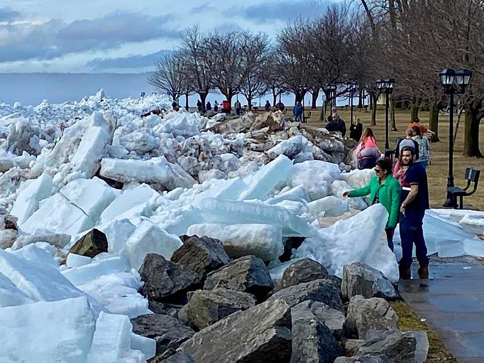 Amazing ‘Ice Tsunami’ Hits Shores of Oneida Lake in Spring Phenomenon