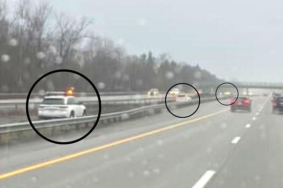 What Are Those White Vehicles Doing Along Side of New York State Thruway
