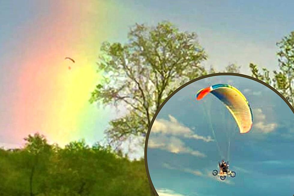 Somewhere Over the Rainbow a Parachuting Bicycle Flies in CNY