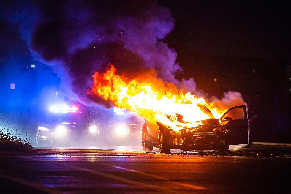 Man Flees Cops & Gets Tased, While Car Catches Fire in Upstate NY