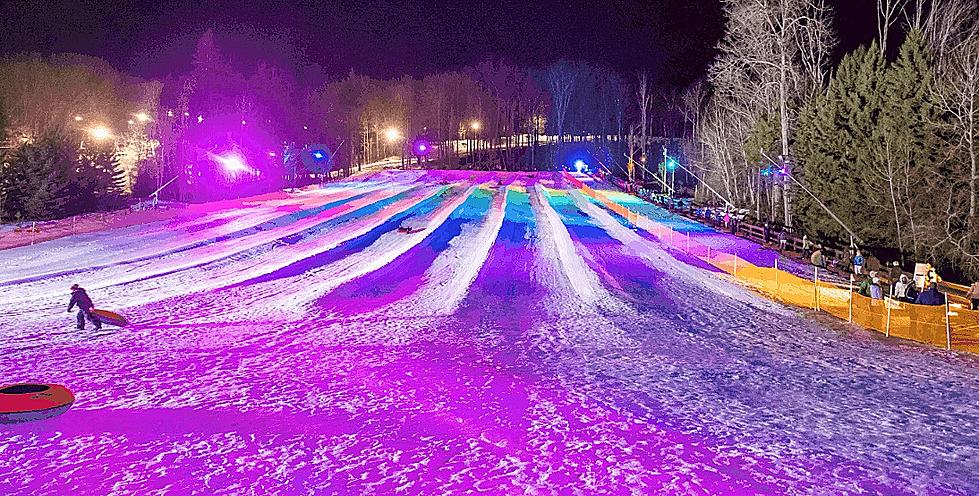 Night Snow Tubing Adventure in New York with Illuminated Thrills & Musical Magic