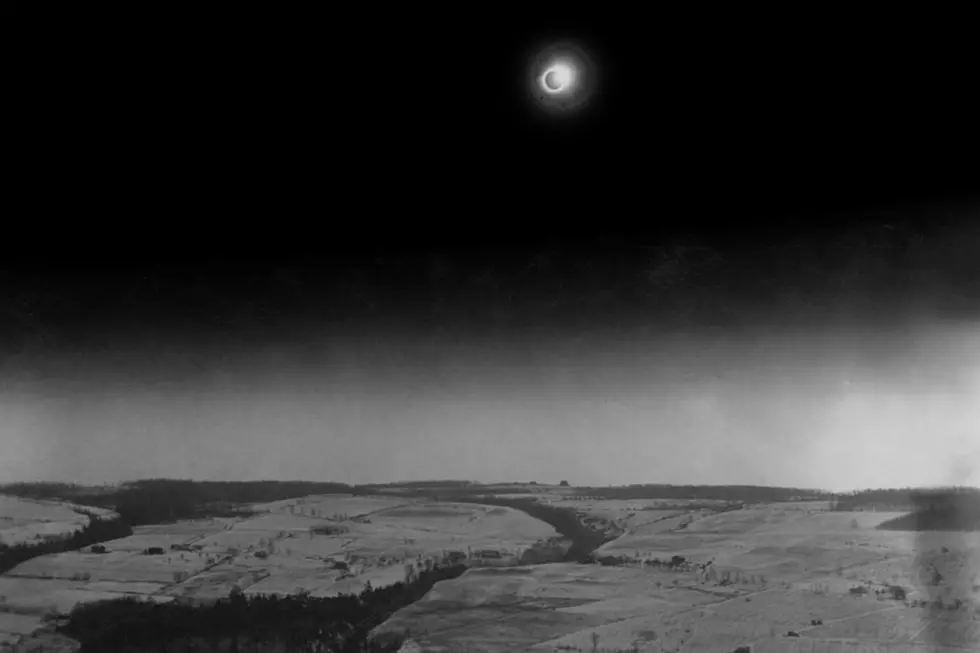 2 Rare Photos of 1925 Total Solar Eclipse Over New York Vineyard