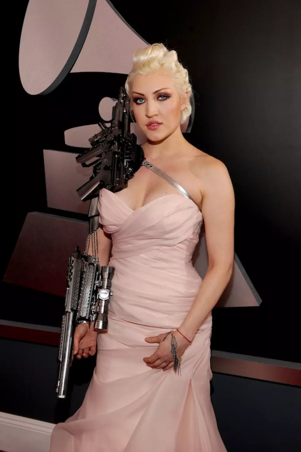 Sasha Gradiva&#8217;s 2012 Grammy Awards Outfit Possibly Inspired by Robocop