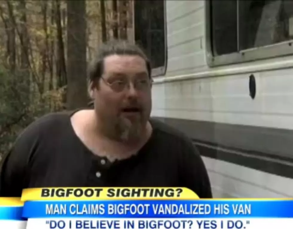 Pennsylvania Man Claims Bigfoot Smashed Up His RV