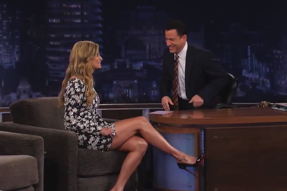 Erin Andrews’ Legs Were on Jimmy Kimmel Live