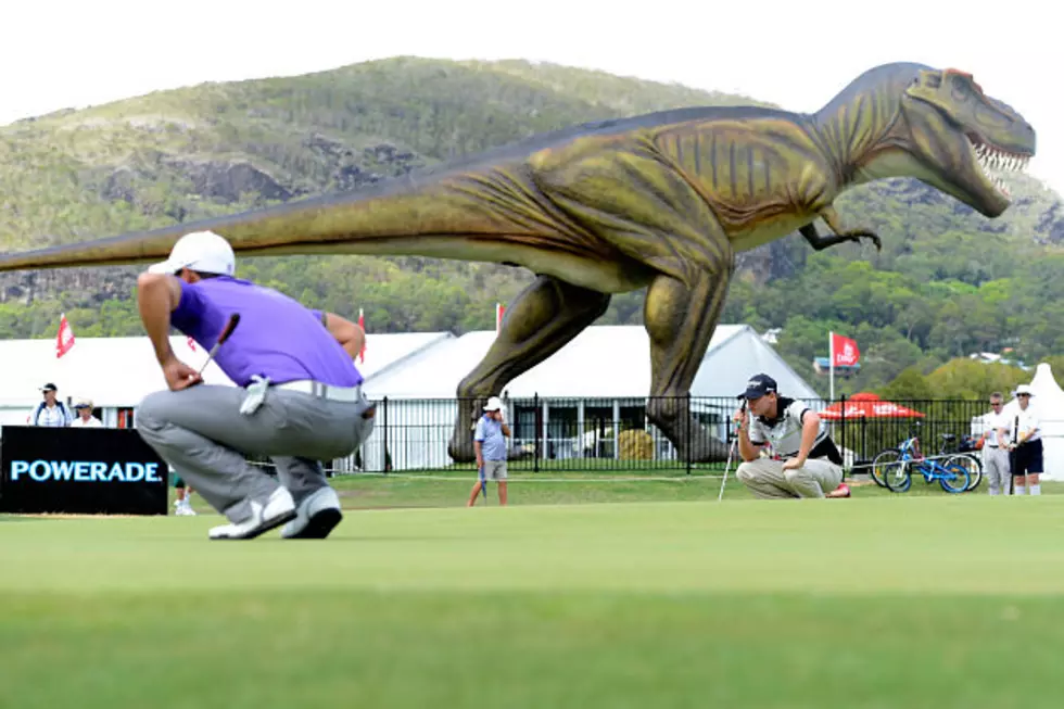 Mechanical T-Rex is the Greatest Golf Hazard Ever