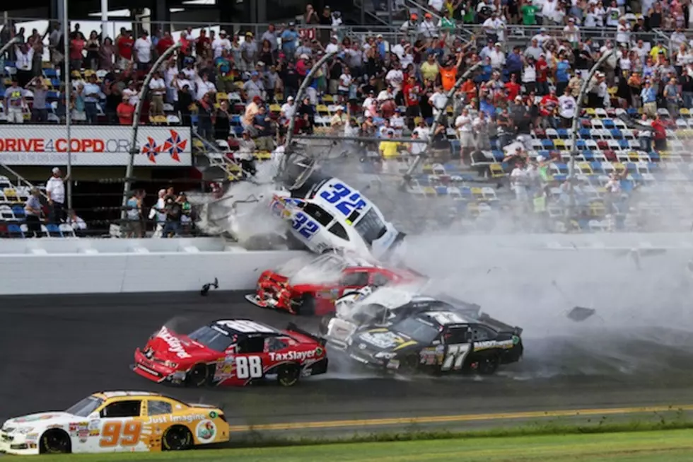 Kyle Larson Crash At End Of NASCAR Nationwide Race Injures Fans (UPDATE)