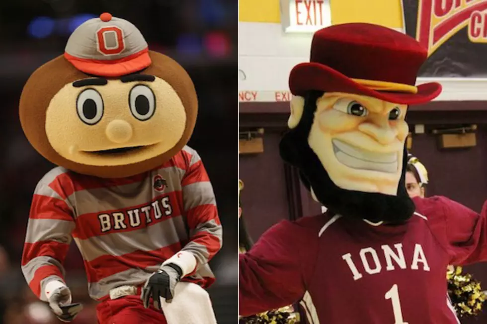 &#8216;Brutus the Buckeye&#8217; of Ohio State vs. &#8216;Killian&#8217; of Iona &#8212; March Mascot Madness