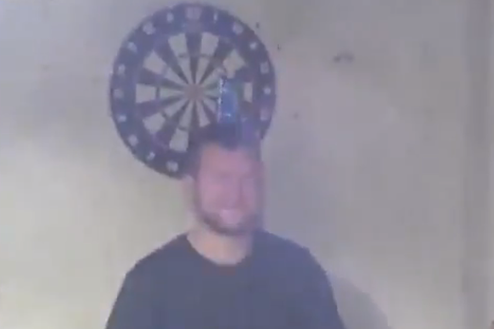 Man Takes Dart To Forehead Playing William Tell