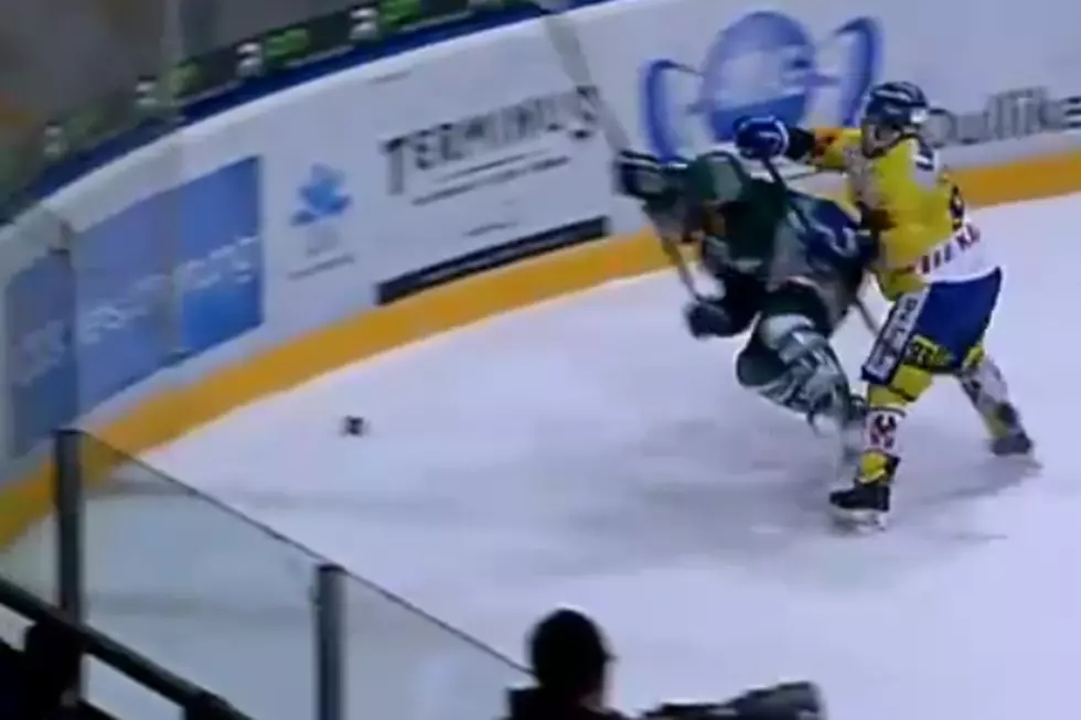Swiss Hockey Player Left Paralyzed After Vicious Hit Into Boards