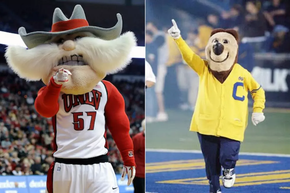 ‘Hey Reb’ of UNLV vs. ‘Oski’ of California — March Mascot Madness