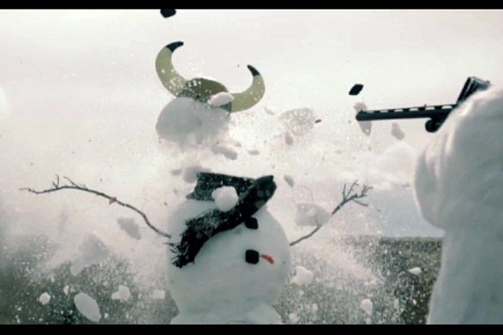Russian Maniac Blows Up Snowmen, Because Those Guys Had It Coming
