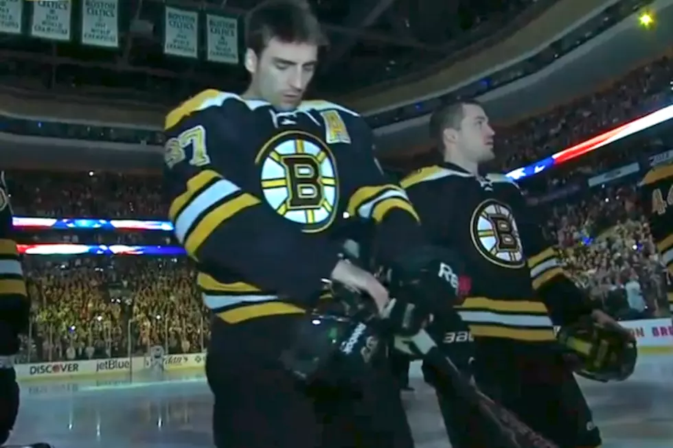 Boston Fans Sing National Anthem In Unison Before Bruins’ Game