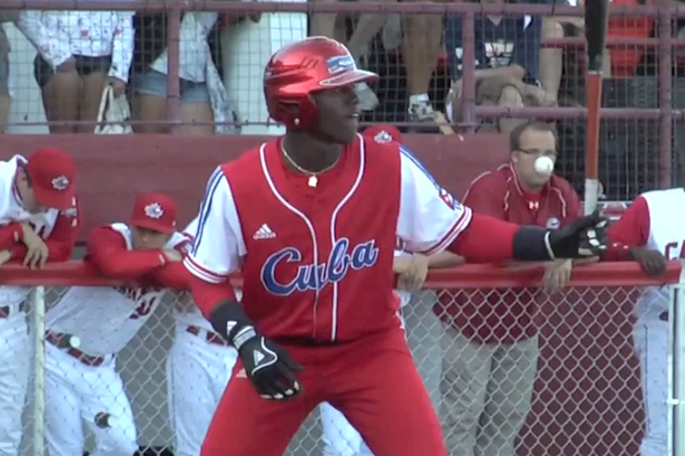 Cubs Prospect Jorge Soler Threatens Opponents’ Dugout With Bat