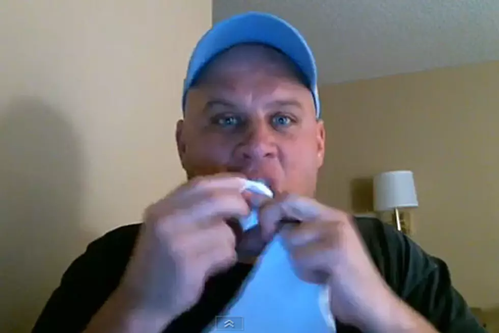 Guy Devours Paper for Reasons No One Can Understand