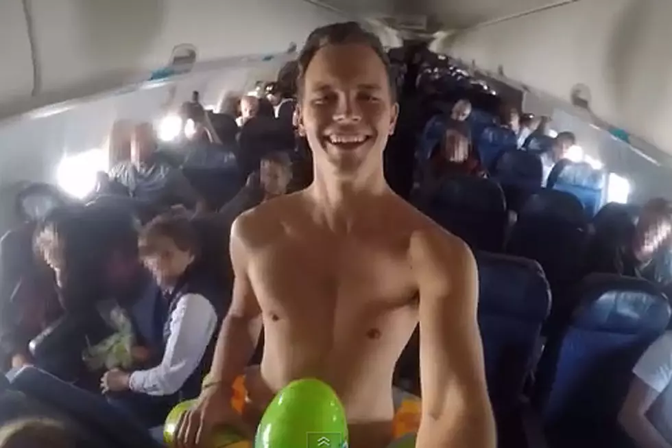 Nimrod Strips Down to Speedo and Rubber Duck on Flight Because Putz