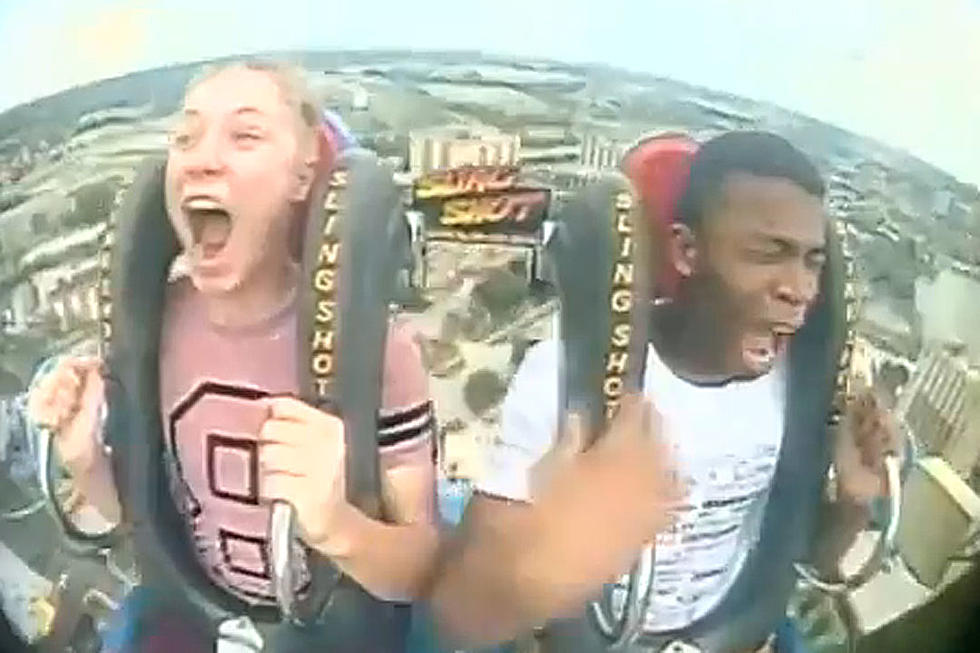 Poor Sucker Faints 3 Times on Thrilling Amusement Park Ride