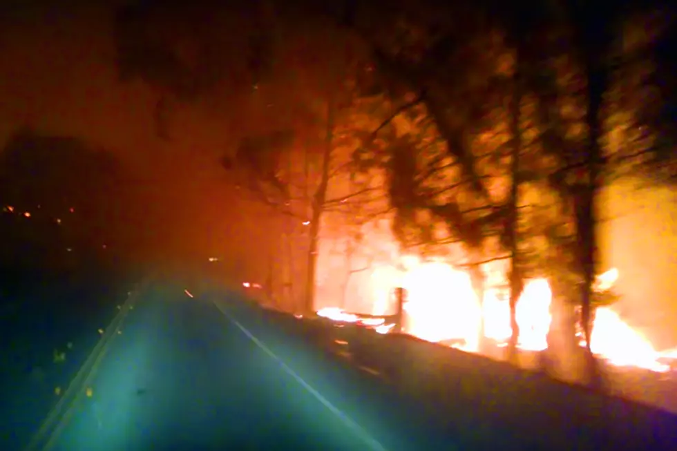 Driving Through a Massive, Raging Wildfire Looks Like Hell — Literally [VIDEO]