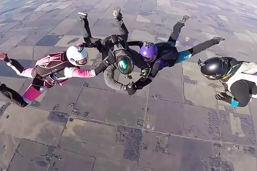 Woman Gets Tattoo. Oh Yeah, She Was Skydiving at the Time.